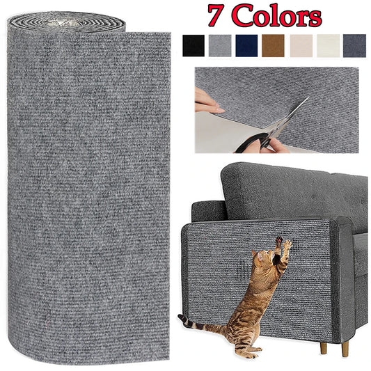 Cat Scratch Protector – Self-Adhesive Sofa Guard, Trimmable Carpet Pad