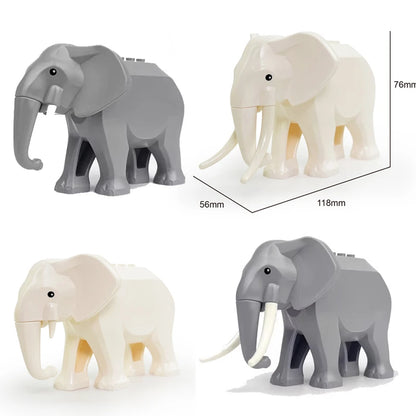 Animal Building Block Mini Figures – MOC Zoo & Farm Creatures Set for Kids