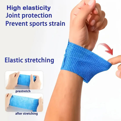 Self-Adhesive Sports Elastic Bandage Tape – 10 Rolls