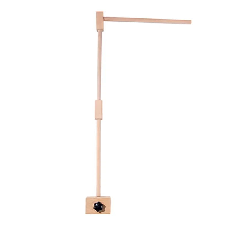 Wooden Baby Mobile Arm Bracket for Crib – Newborn Hanging Toy Holder