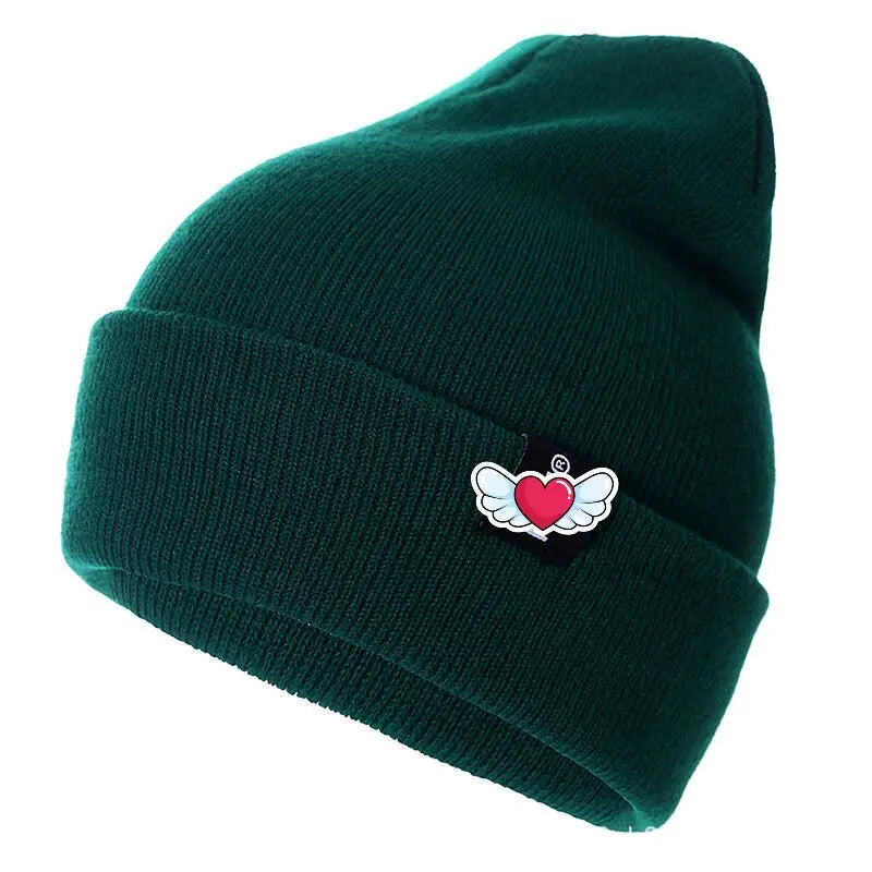Embroidered Knit Beanie Hat for Men & Women – Winter Warm