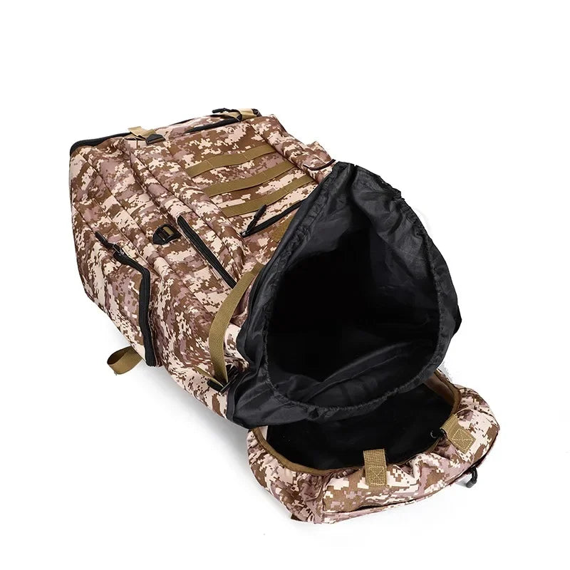 Large Tactical Mountaineering Backpack 80L/100L MOLLE Hiking Bag