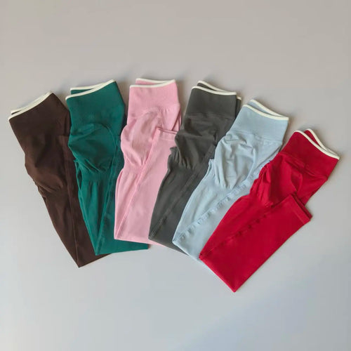 Seamless Scrunch Butt Leggings – High-Waist Yoga Pants for Women