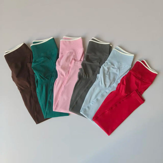 Seamless Scrunch Butt Leggings – High-Waist Yoga Pants for Women