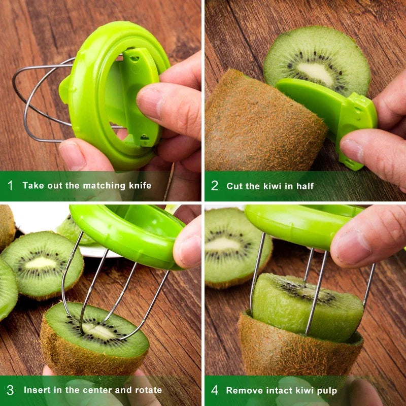 Kiwi Peeler & Fruit Slicer – Fast Peel Kitchen Gadget