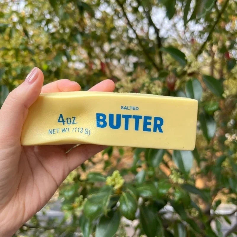 Butter Stick Squishy Fidget Toy – Stress Relief Squeeze