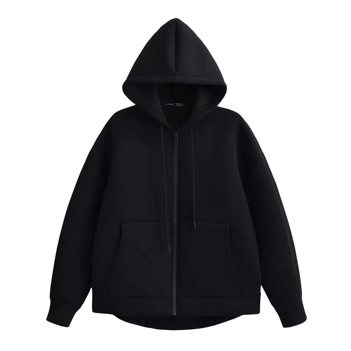 Women's Oversized Zip-Up Hoodie Jacket – Loose Street Sweatshirt Coat