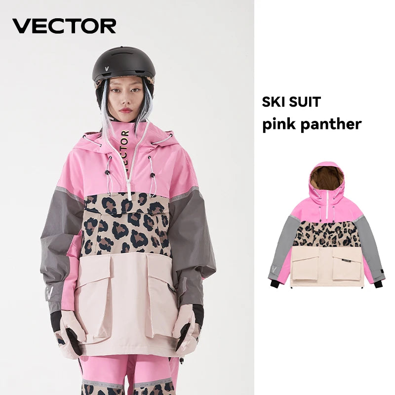 Vector Meteor Ski Jacket – Waterproof Hooded Snow Suit for Men & Women