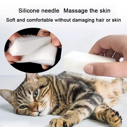 Pet Massage Brush for Cats & Dogs – Multifunctional Grooming Tool
