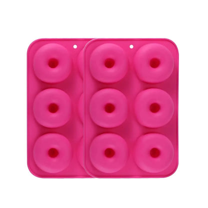 Silicone Donut Mold 6-Cavity – Non-Stick Doughnut Baking Pan