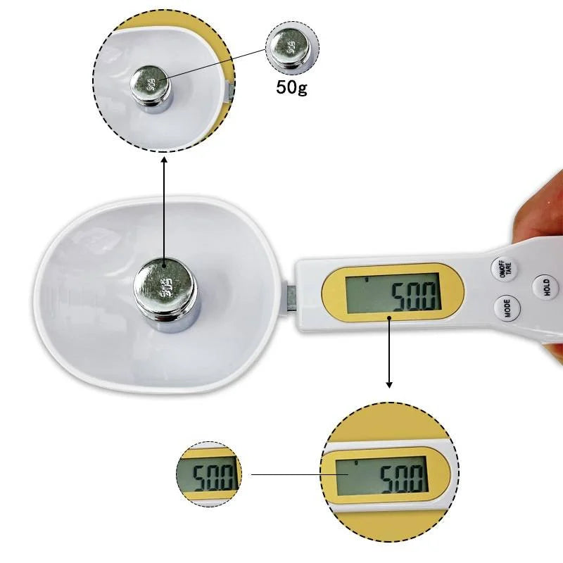 Digital Measuring Spoon Scale – 500g/0.1g LCD Kitchen Scale