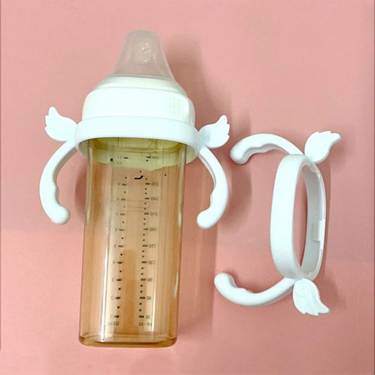 Baby Bottle Grip Handle – Newborn Infant Feeding Bottle Holder