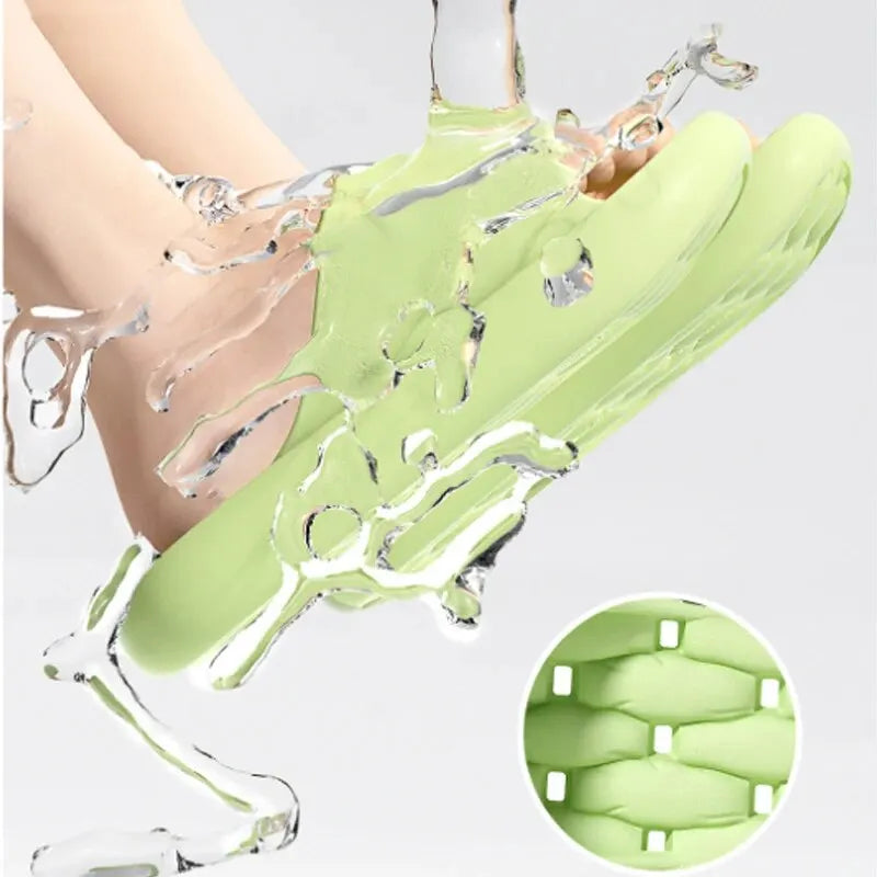 Quick-Dry Shower Slippers – Lightweight Waterproof House & Beach Slides