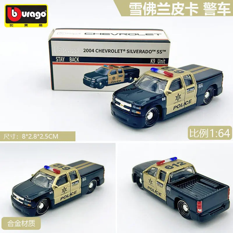 1:64 Diecast Car Model – Bburago Collectible Alloy Vehicle Toy