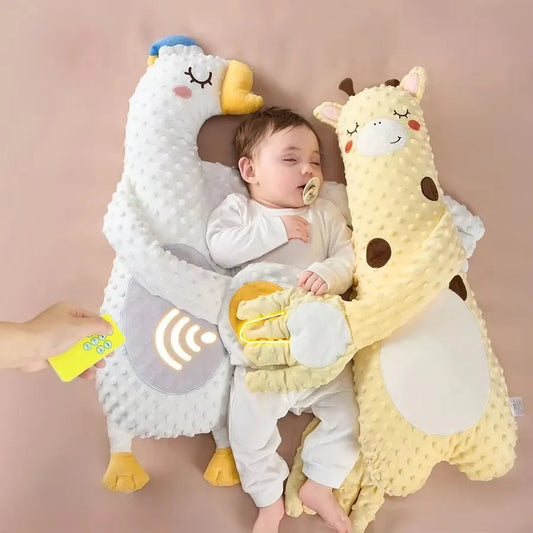 Baby Soothing Pillow Doll with Electric Patting Hand – Newborn Sleep Aid