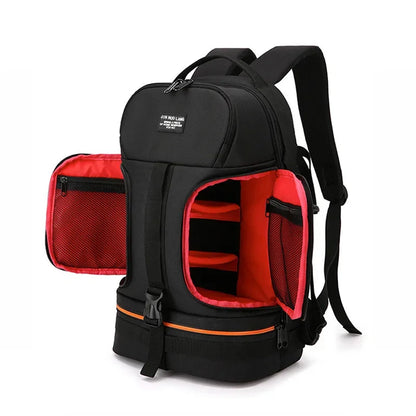 DSLR Camera Backpack – Waterproof Large Capacity with 15.6" Laptop Compartment