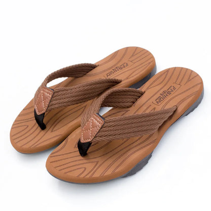 Men's Flip Flops – Breathable Summer Beach Slippers