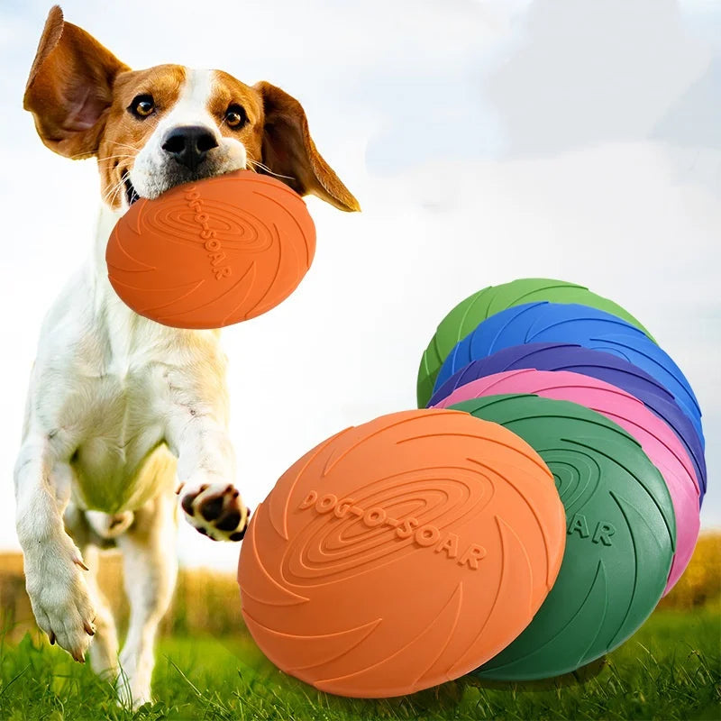 Silicone Dog Frisbee – Chew-Resistant Flying Disc for Pets