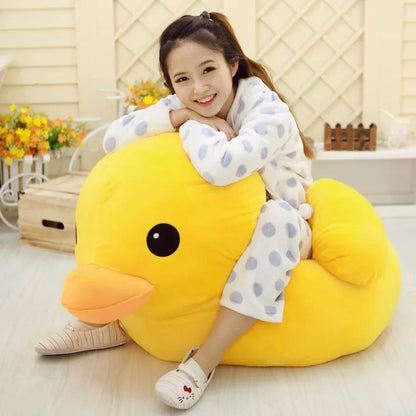 Yellow Duck Plush Toy – Kawaii Soft Stuffed Animal for Kids