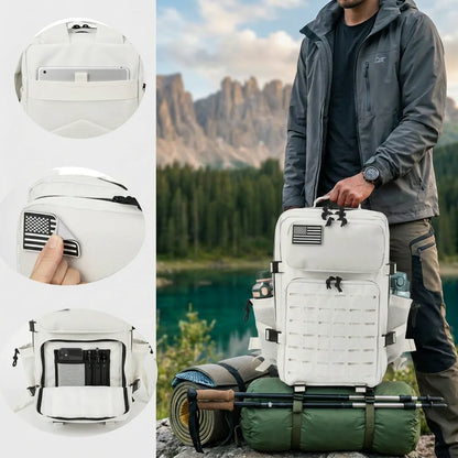 45L Tactical Backpack – MOLLE Military Hiking & Camping Bag