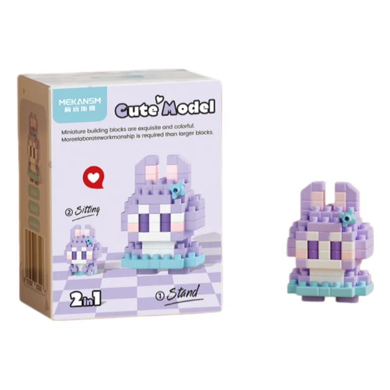Cute Cartoon Mini Building Blocks Set – Disney & Sanrio Character Bricks