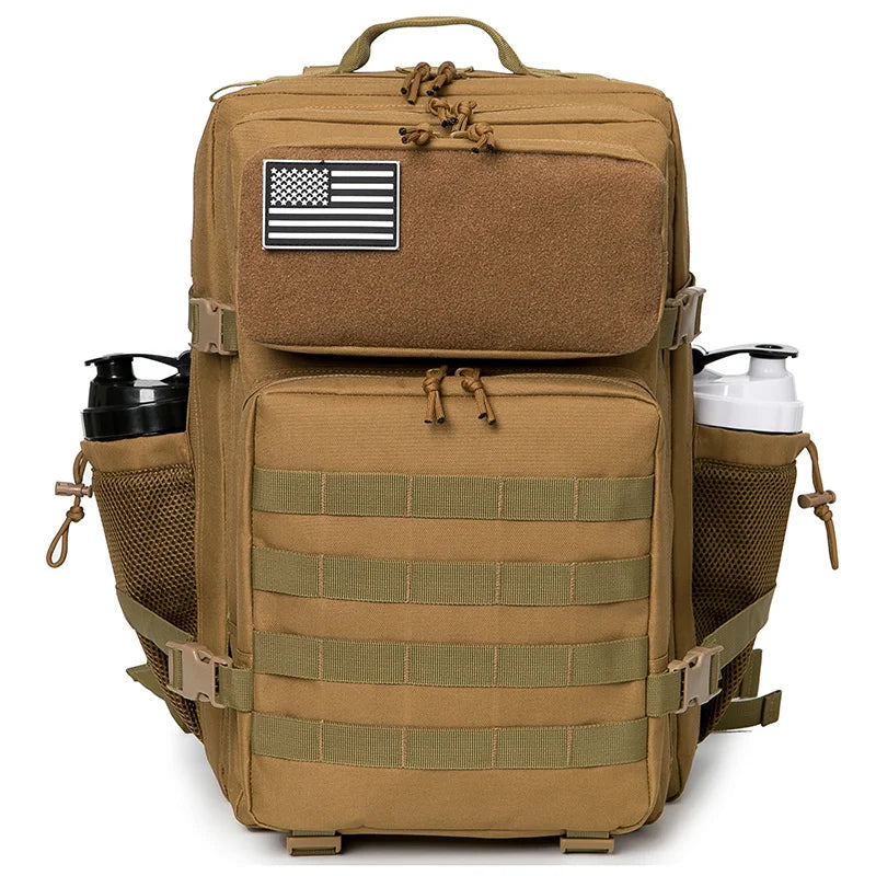 45L Tactical Backpack – MOLLE Military Rucksack for Hiking & Outdoor