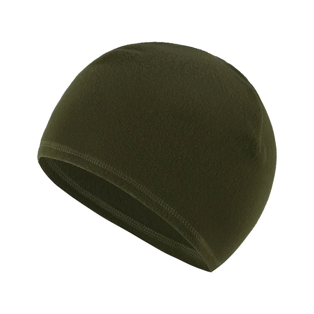 Polar Fleece Skull Cap Warm Windproof Winter Beanie for Men & Women