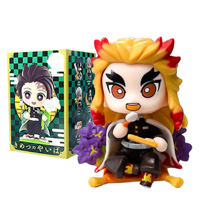 Demon Slayer Anime Figure Blind Box – Tanjiro & Nezuko Mini Statues