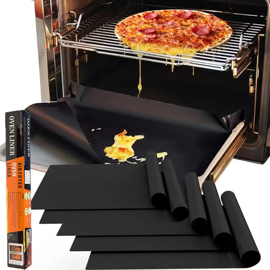 Non-Stick BBQ Grill Mats – Reusable Oven & Baking Liners