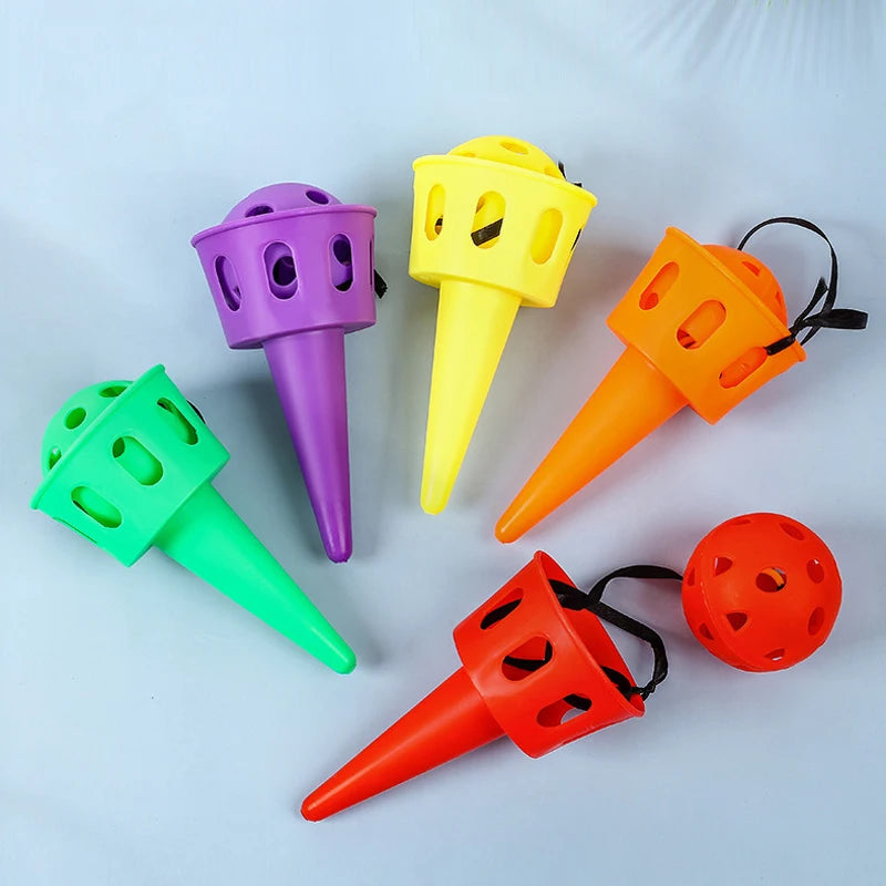 Ball and Cone Catch Game – Kids Outdoor Hand-Eye Coordination Toy