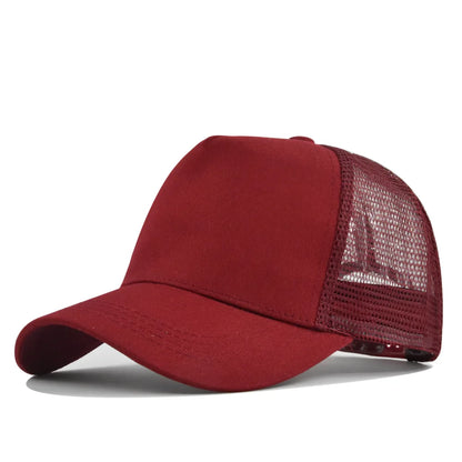 5-Panel Mesh Trucker Cap – Breathable Baseball Hat for Men & Women