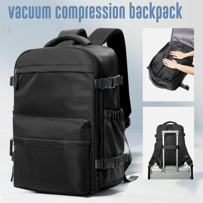 Vacuum Compression Backpack – Large Capacity Travel & Laptop Bag
