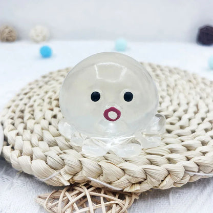 Bubble Octopus Squishy Stress Relief Toy – Slow Rise Squeeze Ball