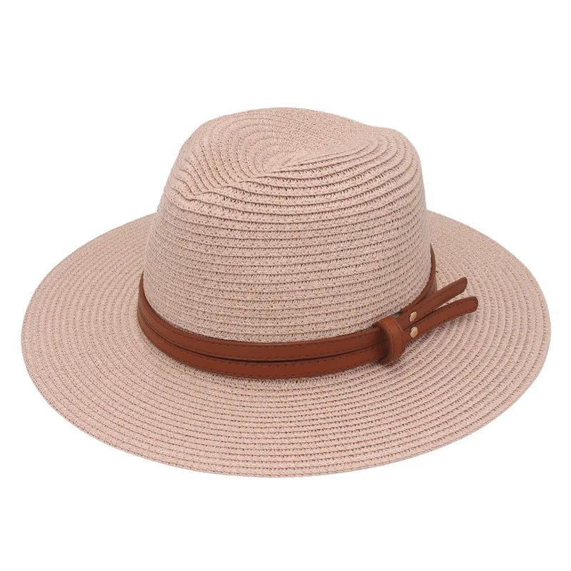 Panama Straw Sun Hat – Unisex Wide Brim Beach Hat