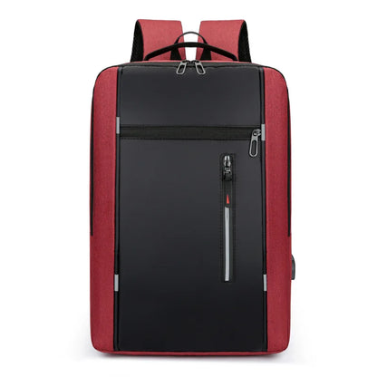 Waterproof Business Laptop Backpack with USB Charging Port
