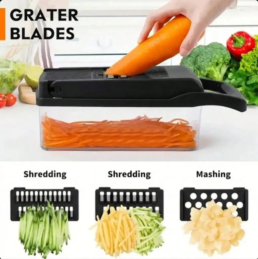 16-in-1 Vegetable Chopper – Multi-Functional Food Slicer Dicer