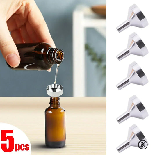 Mini Aluminum Funnels Set – Wide Mouth for Oil & Liquids