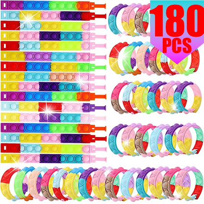 Pop Bubble Fidget Bracelet Bulk Pack – Sensory Stress Relief Toy