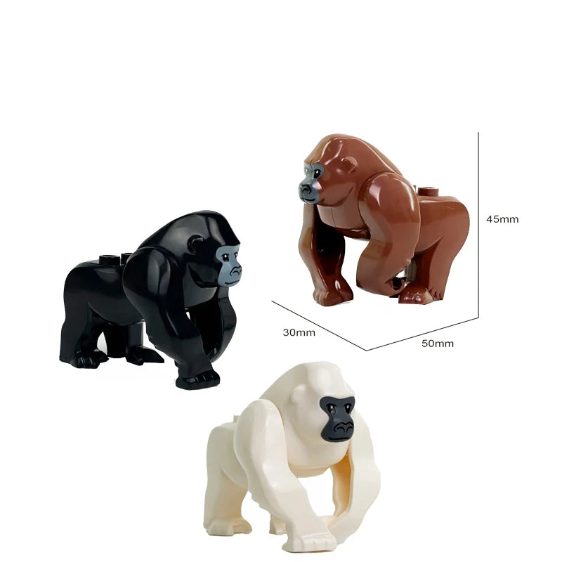 Animal Building Block Mini Figures – MOC Zoo & Farm Creatures Set for Kids