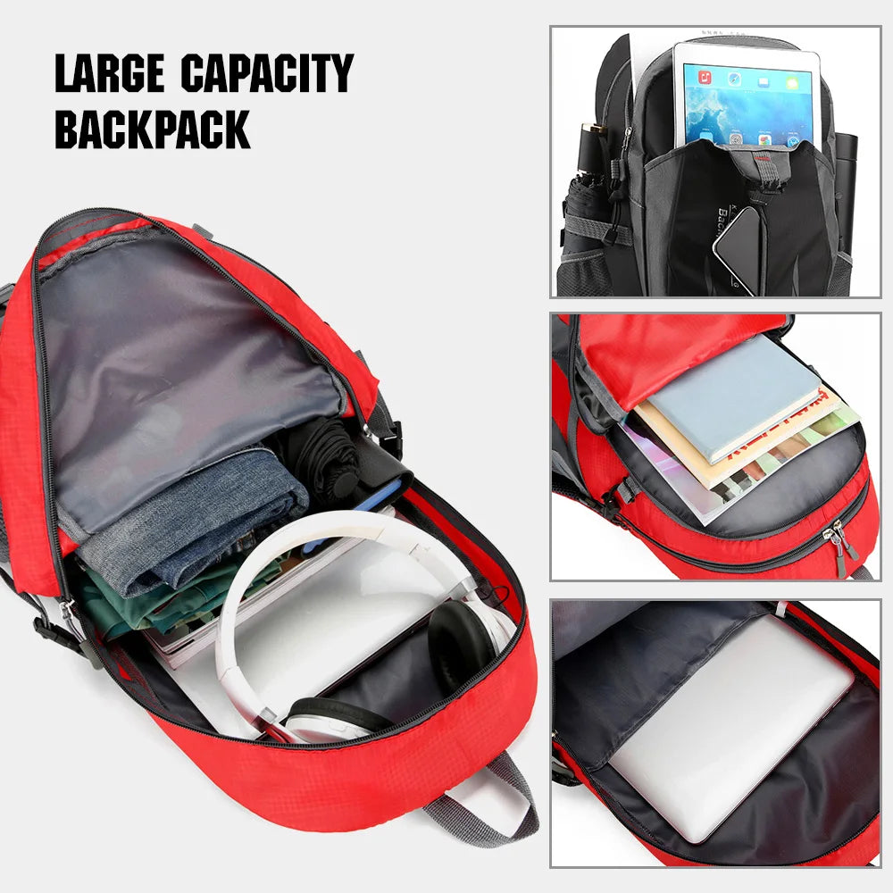 40L Waterproof Hiking Backpack – Lightweight Outdoor Daypack