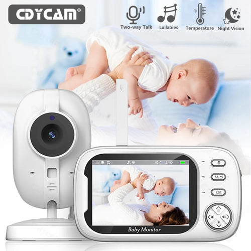 3.5-Inch Wireless Baby Monitor with Camera & 2-Way Audio