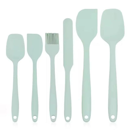 Silicone Spatula Set of 6 – Food Grade, Heat Resistant, Non-Stick
