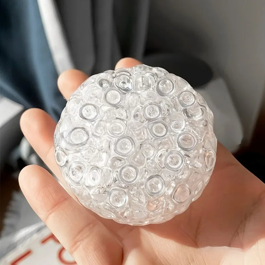 Squishy Stress Ball with Ice Beads – Soft Fidget Squeeze Toy