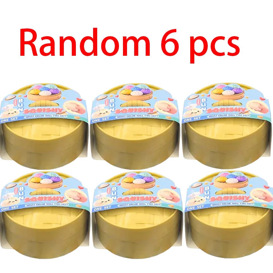 Dumpling Squishy Blind Box – Stress Relief Toy
