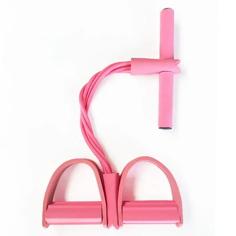 4-Tube Pedal Resistance Band – Home Fitness Puller