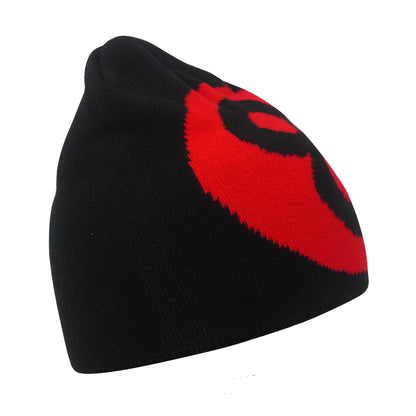 Y2K Letter Print Knit Beanie Hat – Unisex Winter Cap