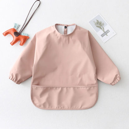 Long Sleeve Baby Feeding Bib – Waterproof Apron for Infants & Toddlers