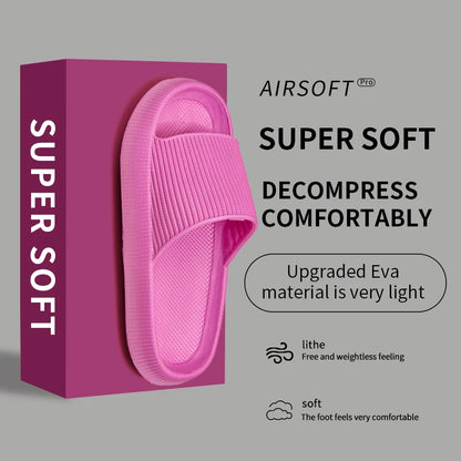 Thick-Sole EVA Slide Slippers – Non-Slip Shower Sandals