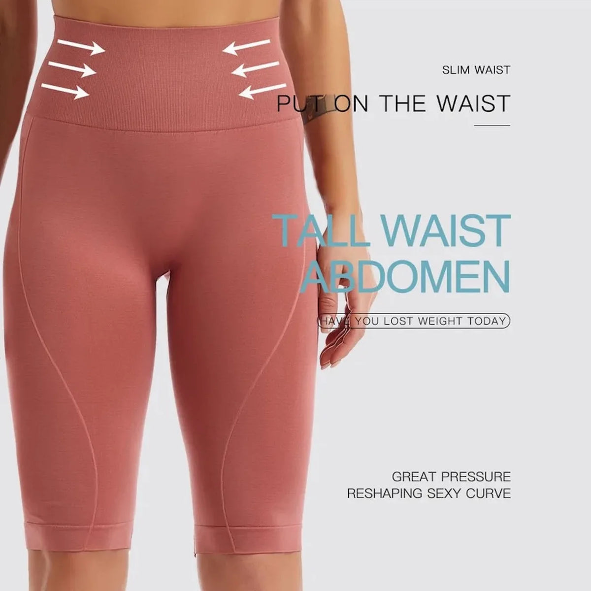 Women's Seamless Yoga Shorts – High Waist Tummy Control