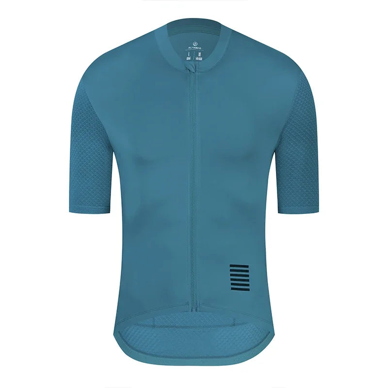 Men's Cycling Jersey Short Sleeve – Breathable Pro Road Bike Shirt